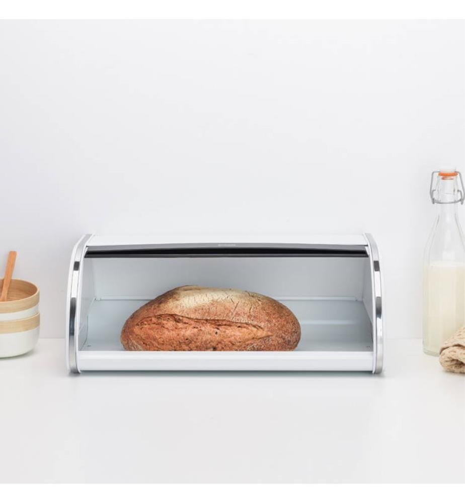 Rollbrotkasten Medium - Weiss