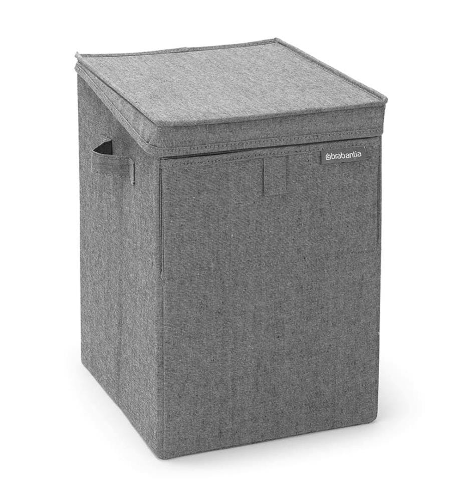35 L Stackable Laundry Basket - Pepper Black