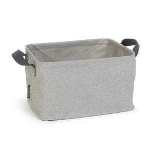 Faltbarer Wäschekorb 35 L - Silber