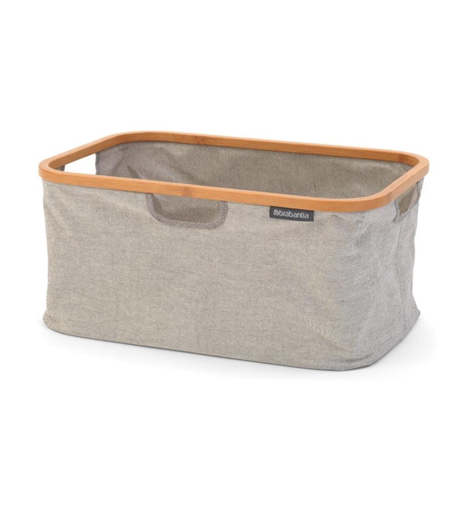 Faltbarer Wäschekorb 40 L - Silber