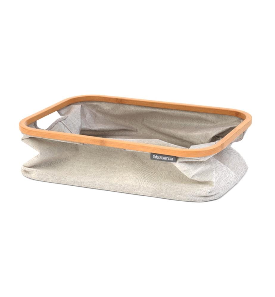 Faltbarer Wäschekorb 40 L - Silber