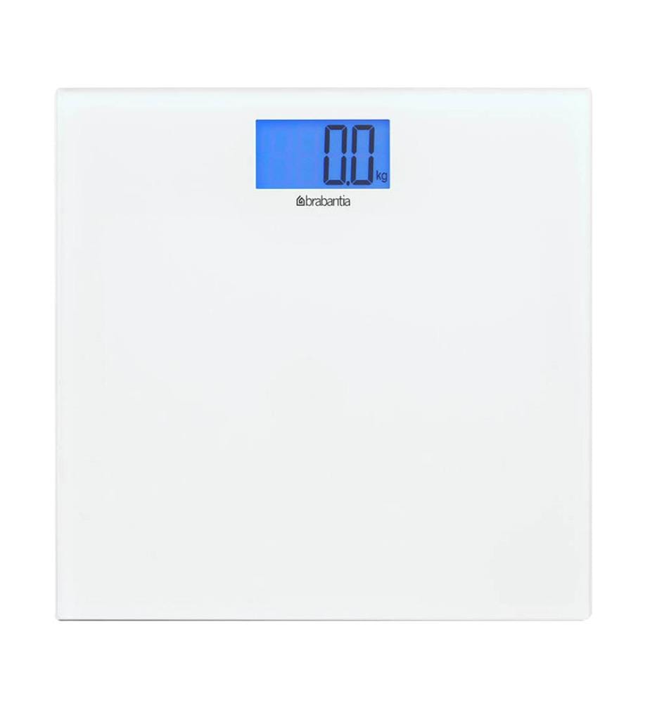 Digitale Personenwaage Batteriebetrieben - Weiss