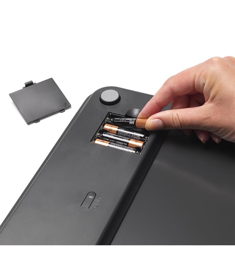 Digitale Personenwaagen batteriebetrieben ReNew - Dunkelgrau