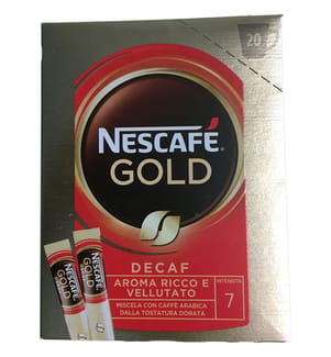 Nescafé Gold Décaféiné 20 sachets - 1 x 34 g