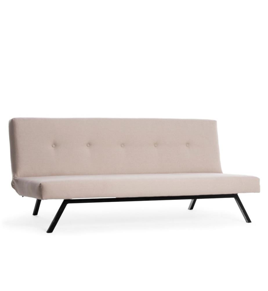 Divano-letto 3 posti Zola - Crema