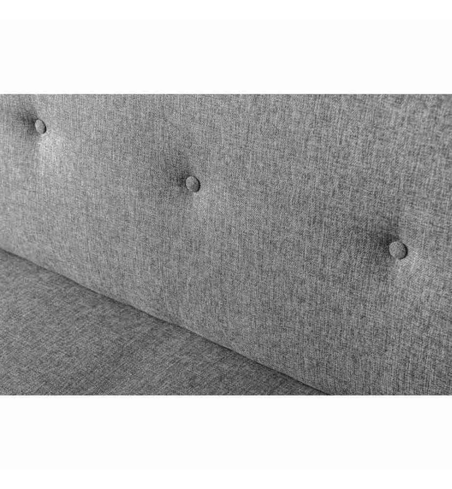 Divano letto 3 posti Zola - Gris Clair
