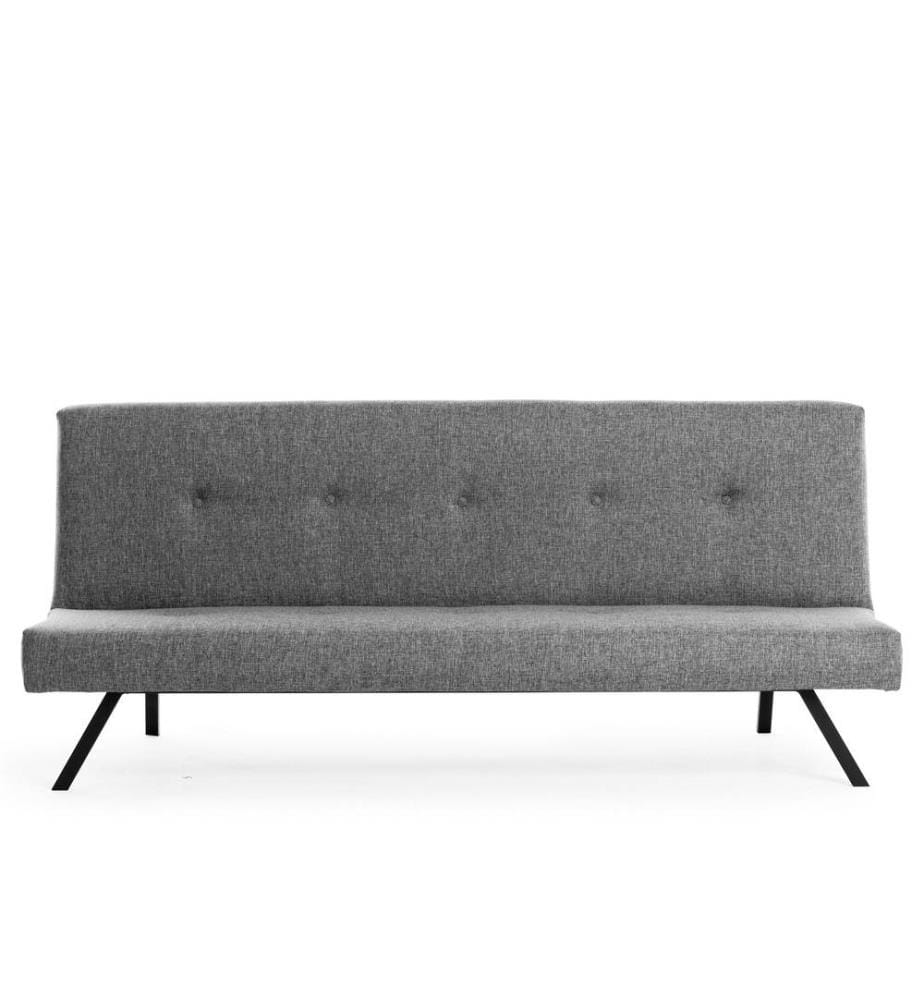Divano letto 3 posti Zola - Gris Clair