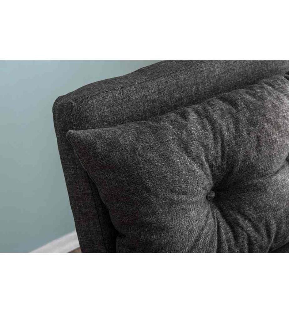 Divano letto 1 posto Sando - Grigio scuro