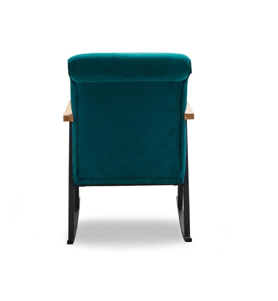Chaise à bascule Yoka - Bleu Pétrole