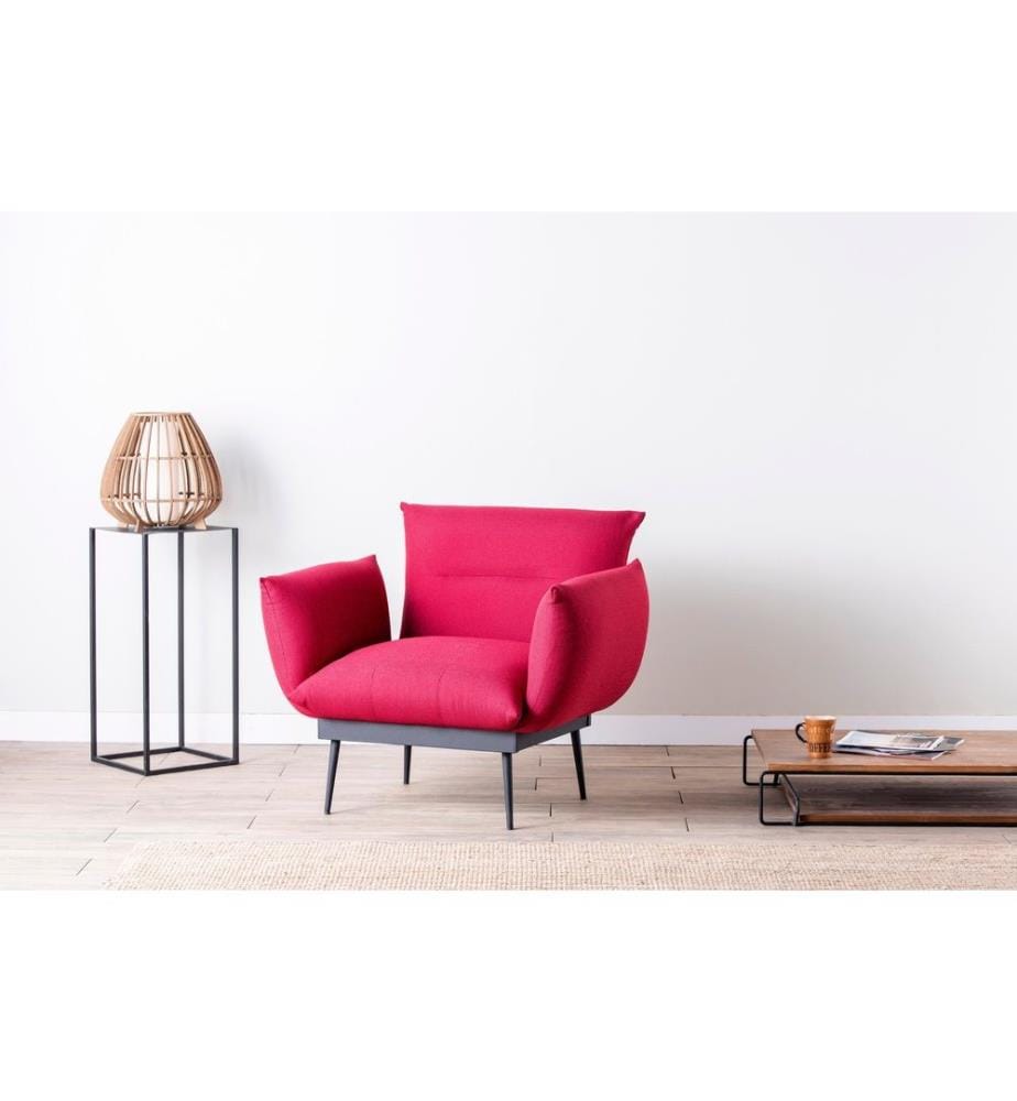 Chaise Wing Jax - Rouge Foncé