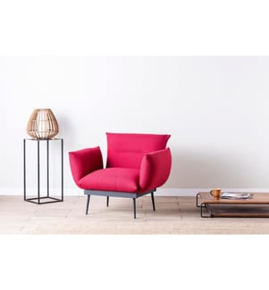 Chaise Wing Jax - Rouge Foncé
