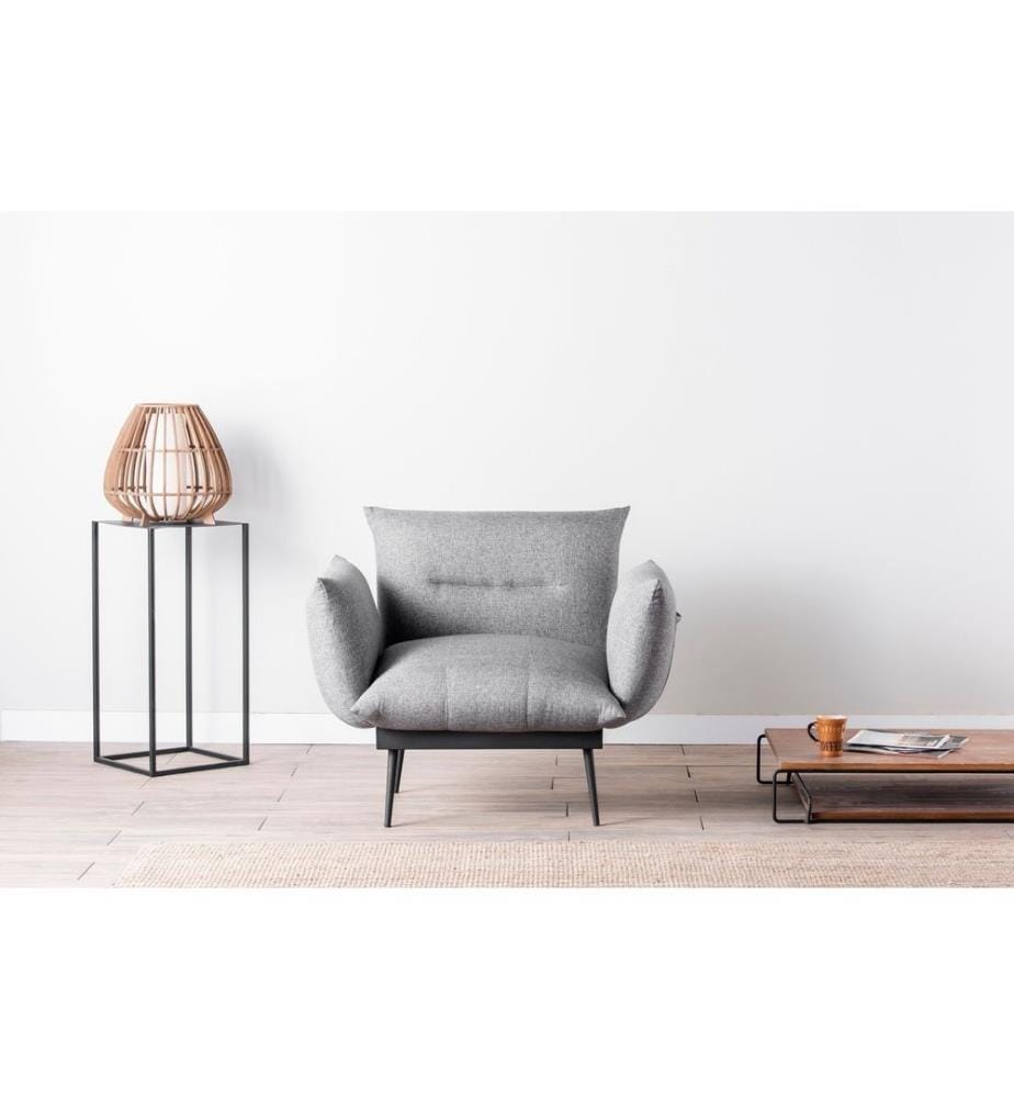 Chaise Wing Jax - Gris