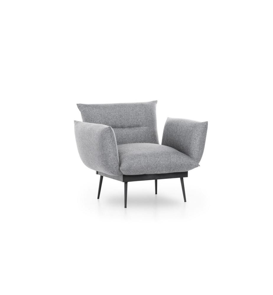 Chaise Wing Jax - Gris
