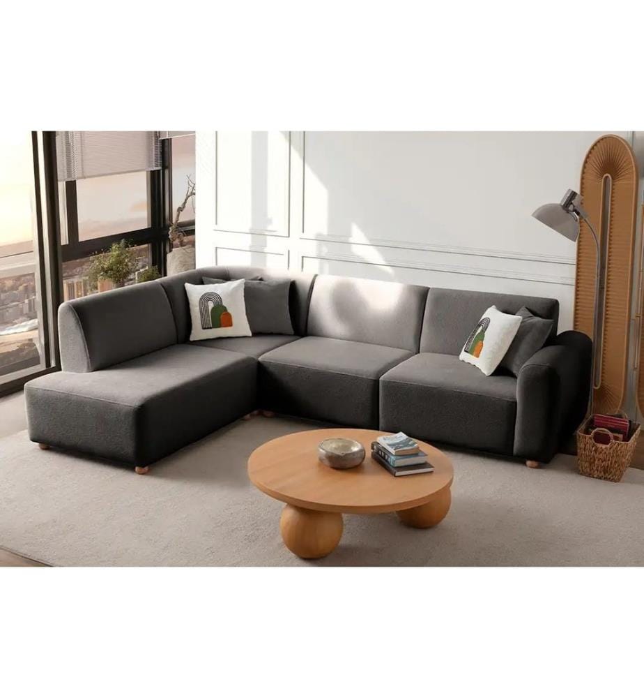 Canapé d'angle S-Loft Left - Anthracite
