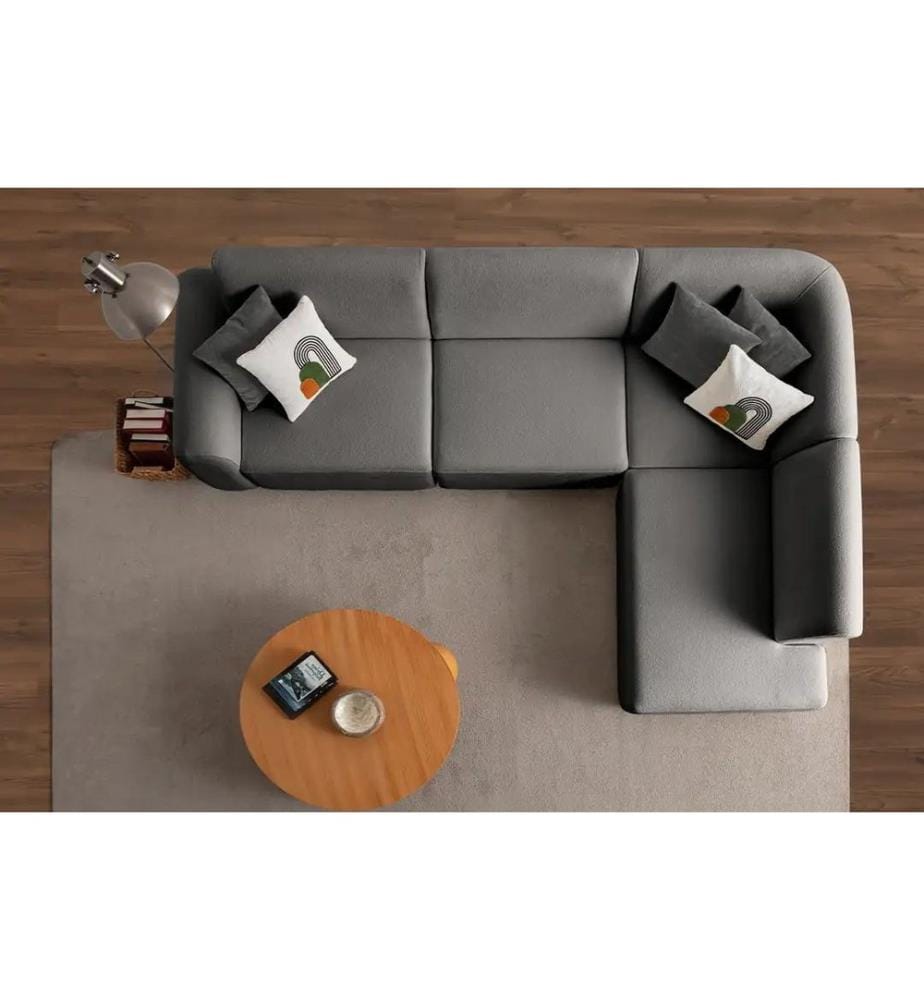 Ecksofa S-Loft Right - Anthrazit