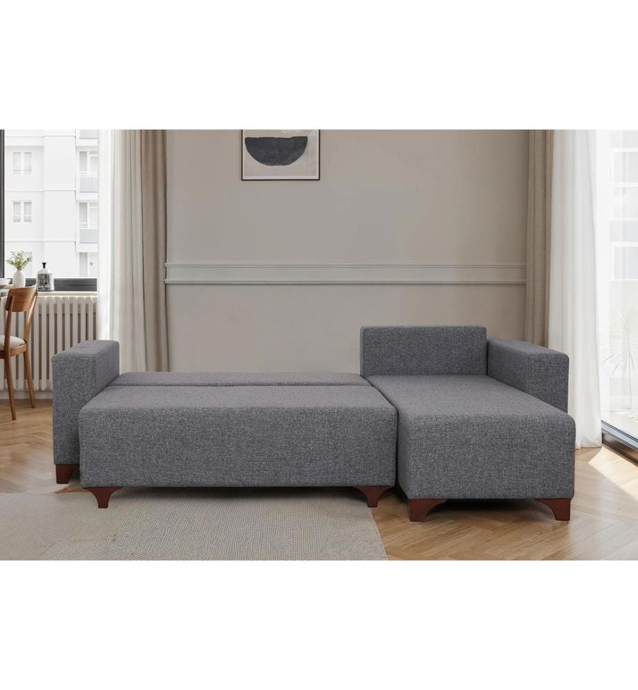 Canapé-lit d'angle Tloft Mini - Gris