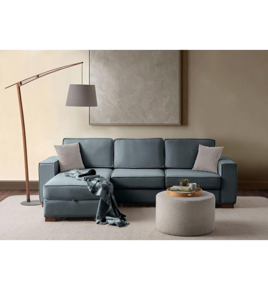 Ecksofa „Salvador“ - Wassergrün