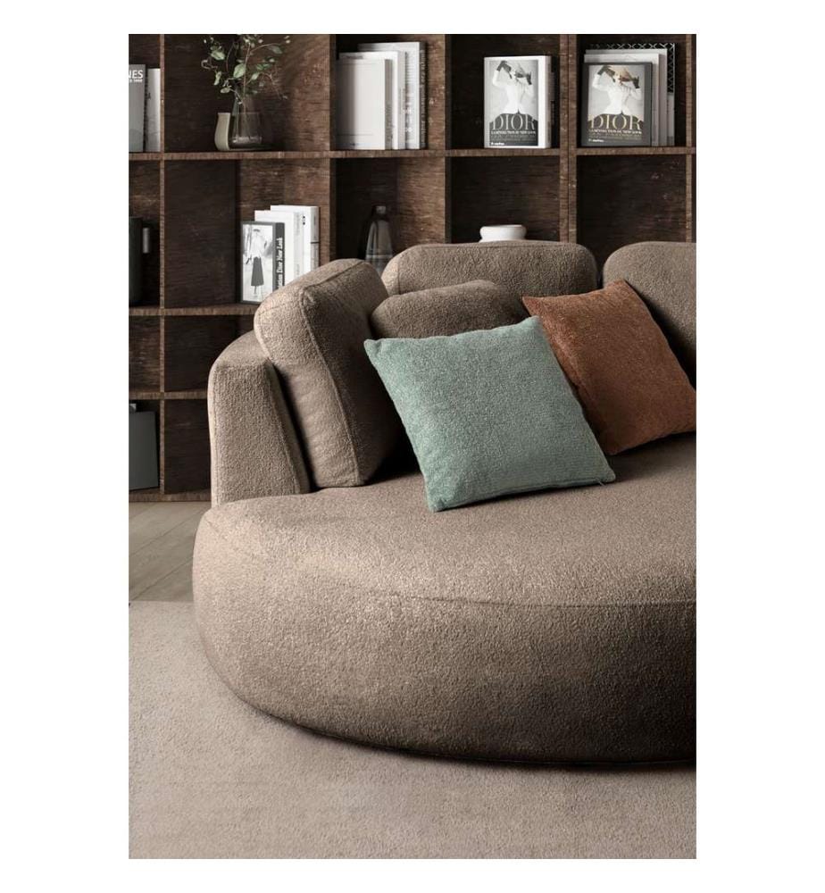 Ecksofa „Venezia“ (links) - Dunkelbraun