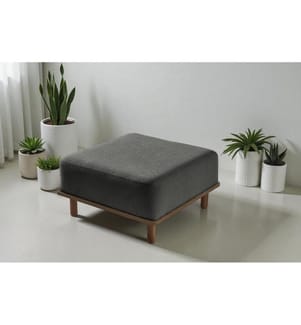 Pia Ottoman - Anthracite
