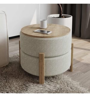 Clone pouffe - Sapphire Oak