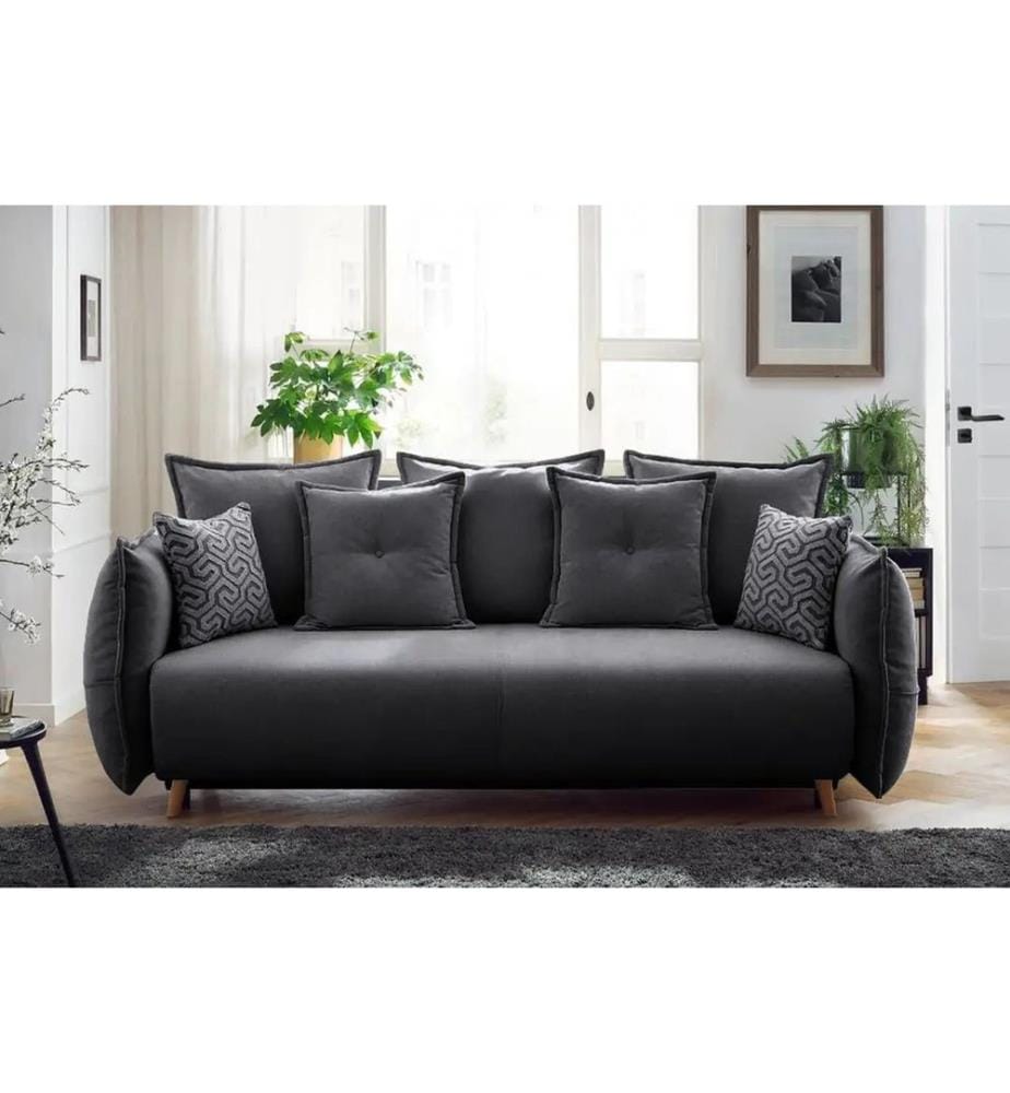 Canapé-lit 3 places Puffy - Anthracite