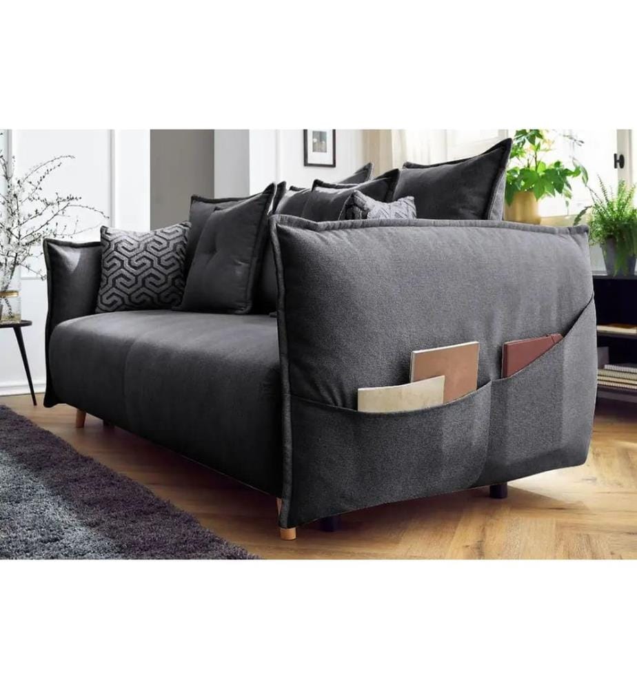 Canapé-lit 3 places Puffy - Anthracite