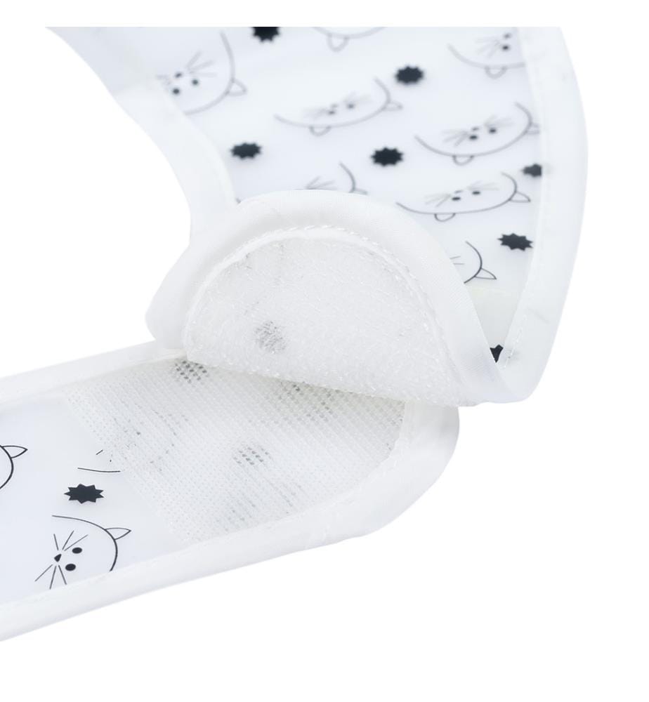 Lätzchen Eva Bib Little Cohums Cat - Weiss