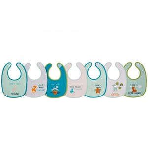 Lela Assorted Colors - Türkis/Blau/Weiss, 7er-Pack