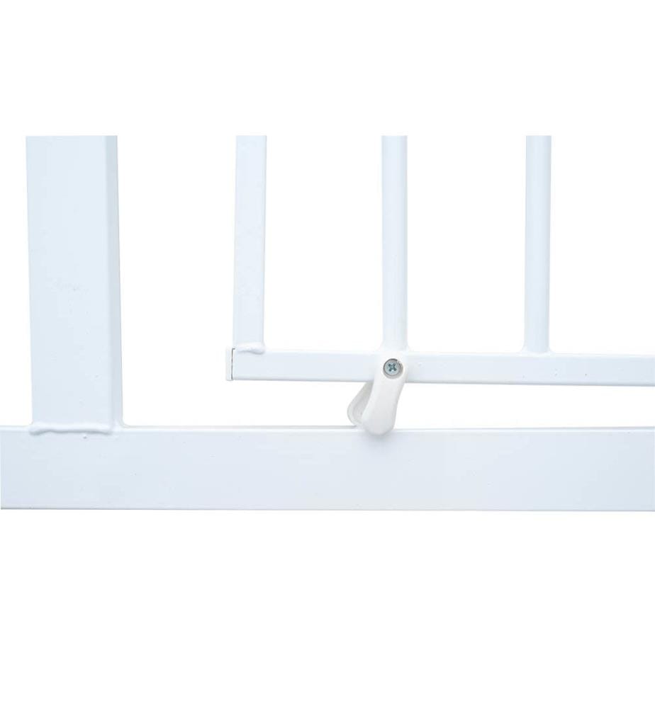 Metallische Sicherheitstür - Weiss