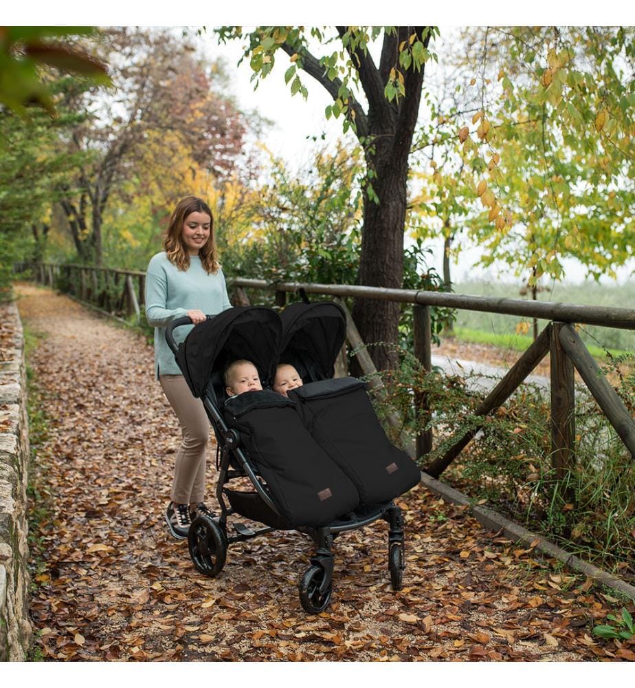 Wintertasche für Twin-Sportwagen Venttwin - Schwarz