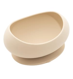 Servizio da tavola in silicone, 3 pezzi - Beige