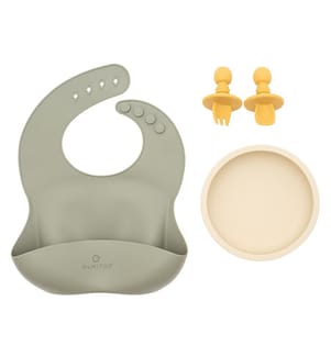 Set da tavola in silicone da 4 pezzi - Verde