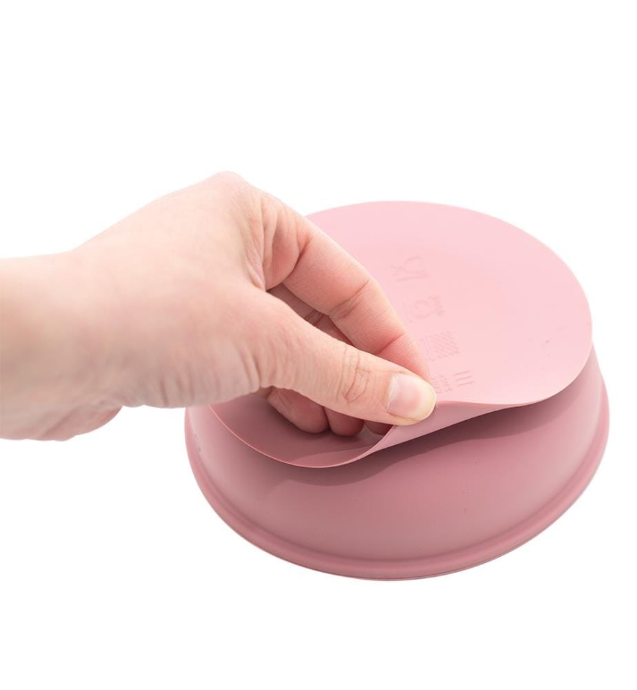 Servizio da tavola in silicone da 4 pezzi - Rosa