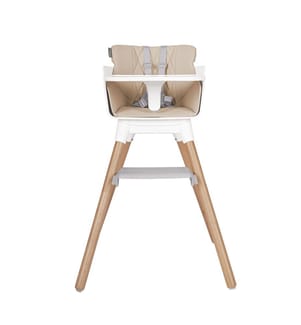 Set aus Hochstuhl und Kombo-Stuhl – Beige