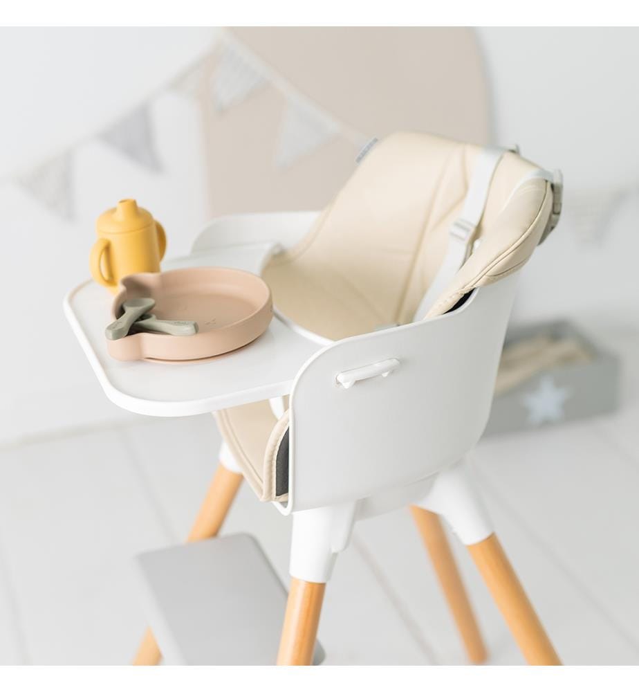 Set composto da seggiolone e sedia Kombo - Beige