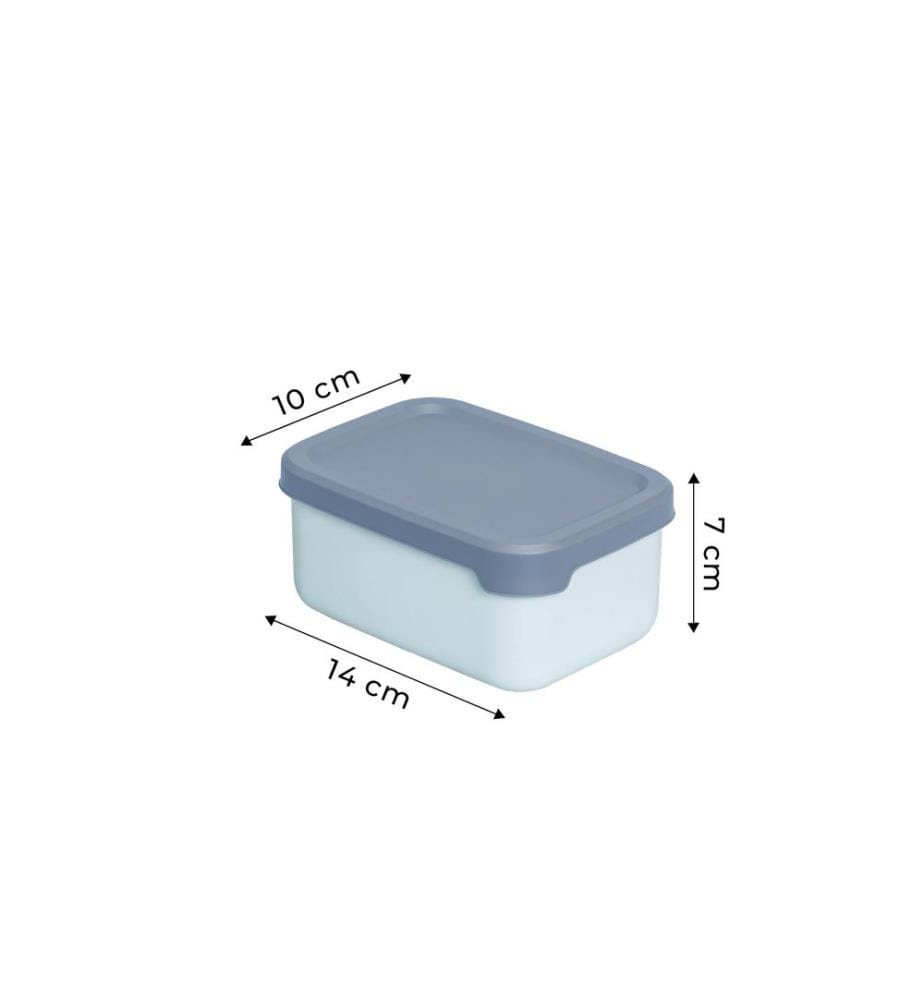 Lot de boîtes de rangement (4 pièces) - Bleu