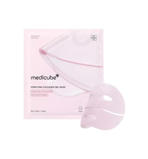 Medicube PDRN Maschera in gel al collagene rosa, confezione da 4, 112 g
