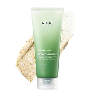 Schiuma detergente profonda per i pori con foglia di cuore e quercetinolo - 150 ml
