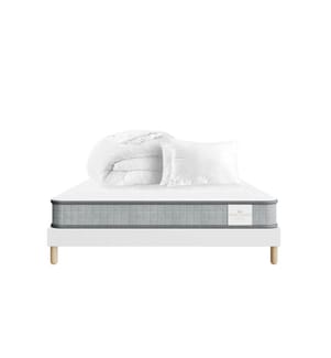 Set Matratze 160 x 200 + 2 Kopfkissen 60 x 40 + 1 Duvet 220 x 240 cm - Windsor 17 cm