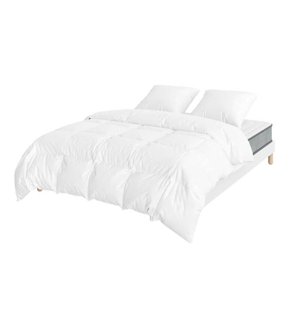Set Matratze + Bettrost 140 x 200 + 2 Kopfkissen 60 x 40 + 1 Duvet 200 x 200 cm - Windsor 17 cm