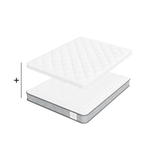 Set Super Confort 180 x 200 Matratze + 1 Matratzenauflage 5 cm - Windsor 17 cm