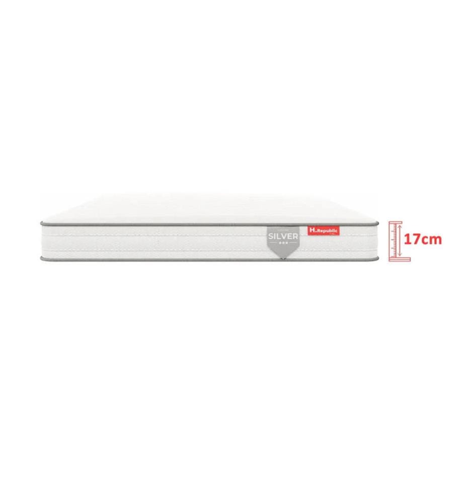 Pack Mattress +2 box springs 180 x 200 cm - HSILVER 17 cm