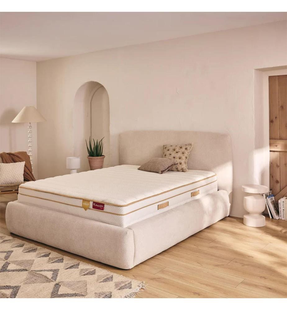 Pack Mattress +2 box springs 160 x 200 cm - HGOLD 30 cm