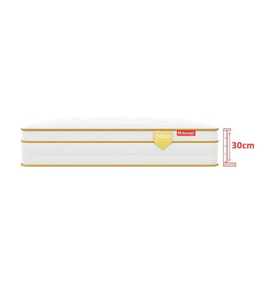 Confezione 2 materassi + 2 molle box 90 x 200 cm - HGOLD 30 cm