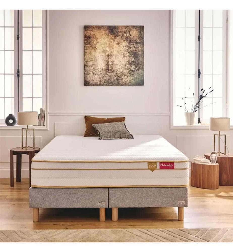 Confezione 2 materassi + 2 molle box 90 x 200 cm - HGOLD 30 cm