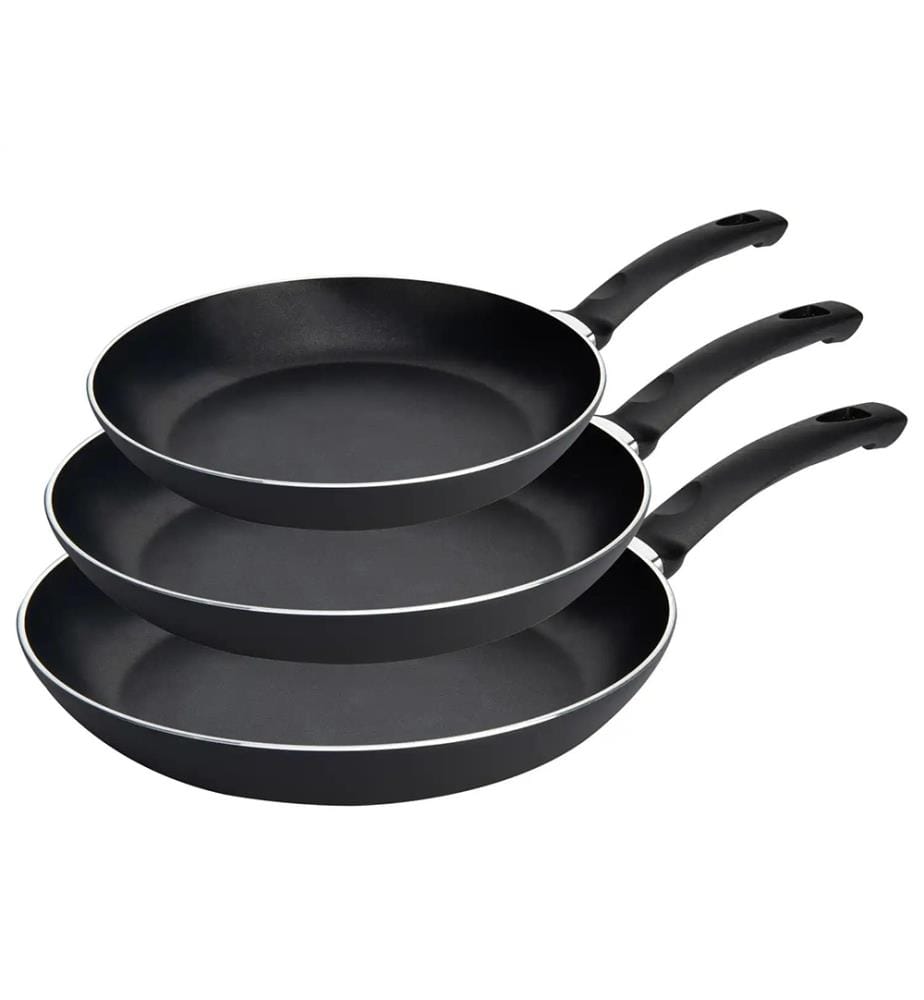 Lipari Pfannenset, 3-teilig 20/24/28cm - Schwarz