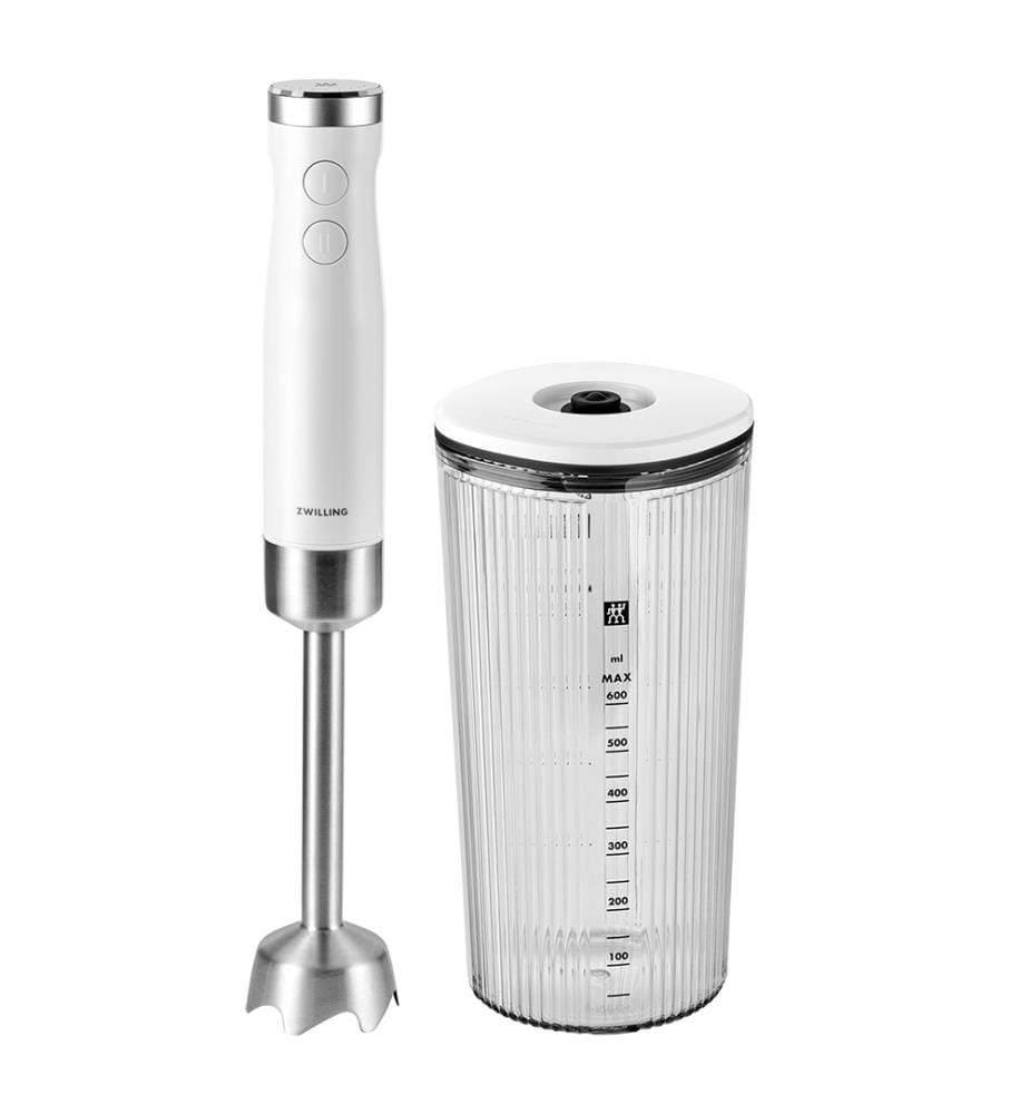 Enfinigy Stabmixer mit Becher und Vakuumdeckel - Silber