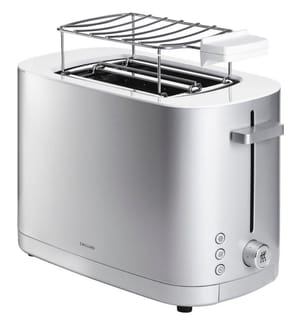 Enfinigy Toaster 2 mit Brötchenaufsatz - Silber