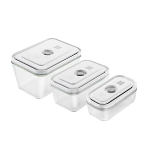 3er-Set Lunchbox - Transparent