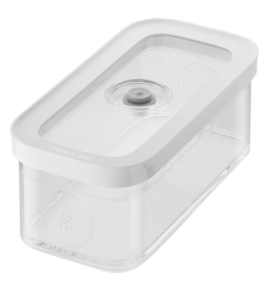 Cube Box M, 7.6 x 21.4 x 10.7 cm, 700 ml -Transparent Und Weiss